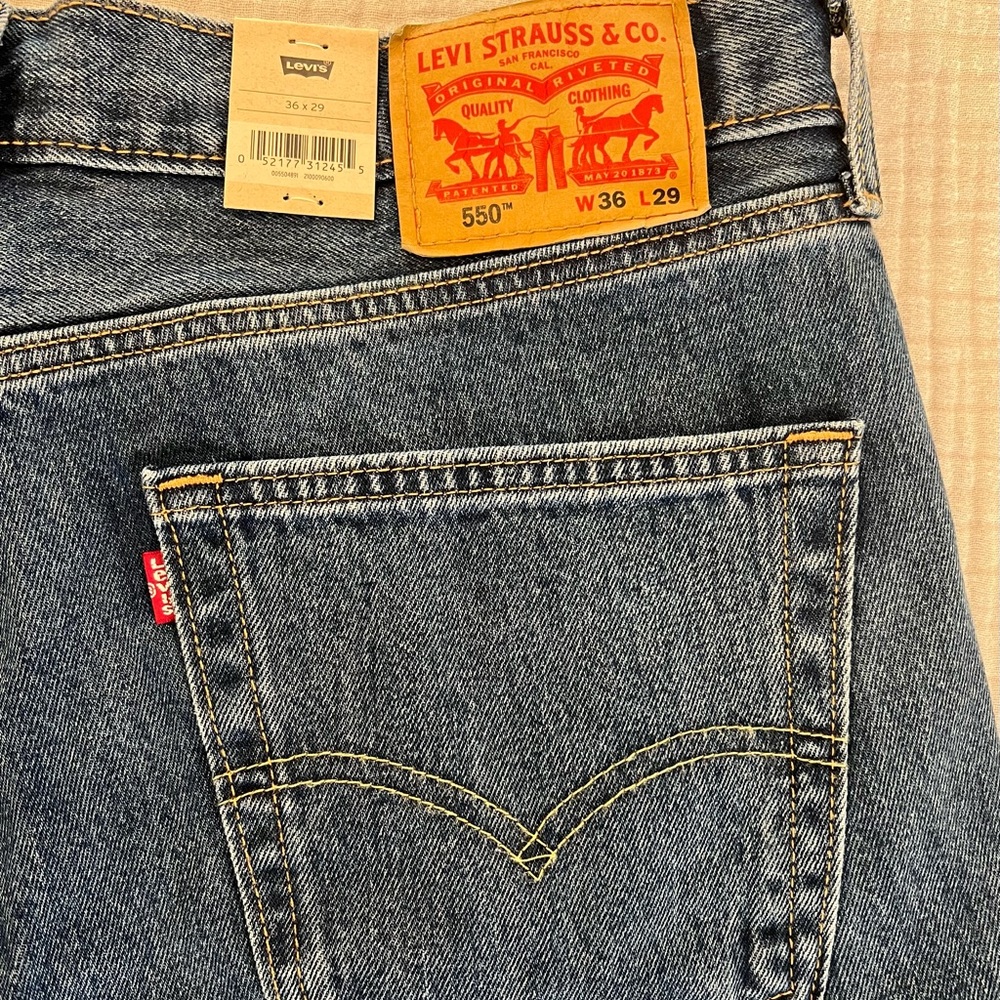 Levi's Relaxed Blue Jeans with Classic Styling